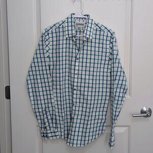 Express Men's Fitted Button Down Shirt - Small